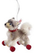 Husky on Wheels Ornament