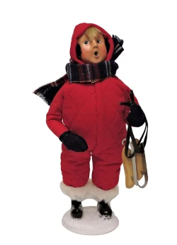 2016 Snow Day Kid Holding Skates