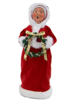 2017 Red Velvet Mrs. Claus with Lighted Greens
