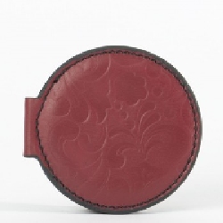 ALEXYS LEATHER COMPACT MIRROR