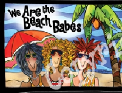 BEACH BABES BOTTLE/CAN WRAP