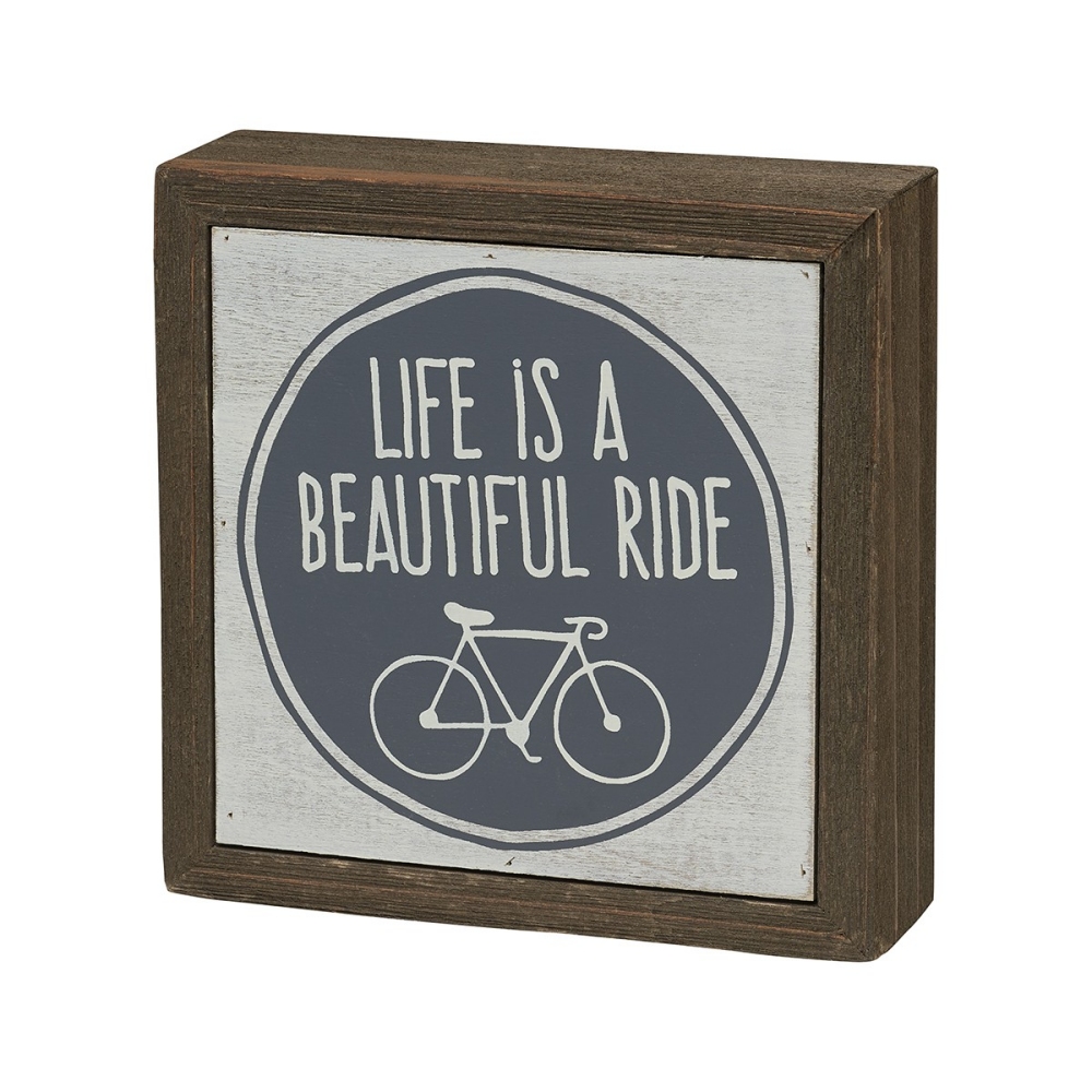 "BEAUTIFUL RIDE" BOX SIGN