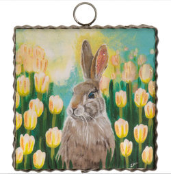 Kross Bunny in Tulips