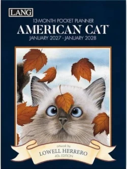 American Cat 2027 Lang Monthly Pocket Planner
