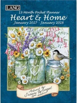 Heart & Home 2027 Lang Monthly Pocket Planner
