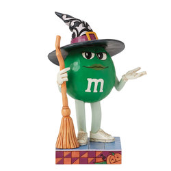 Jim Shore M&M's Green Character Witch