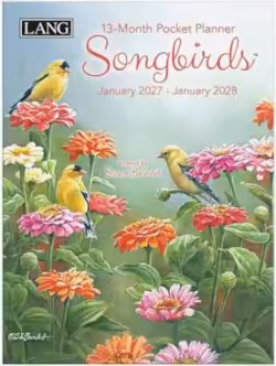 Songbirds 2027 Lang Monthly Pocket Planner