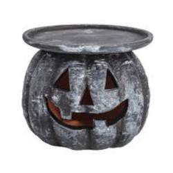 Terracotta Pumpkin Pillar Holder